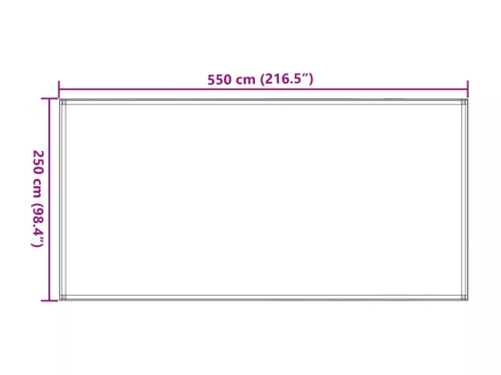 Tapis de tente 250x550 cm Beige