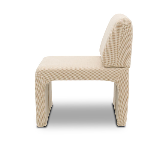 DOMO collection Sessel mit Hocker »Bergen«, beige