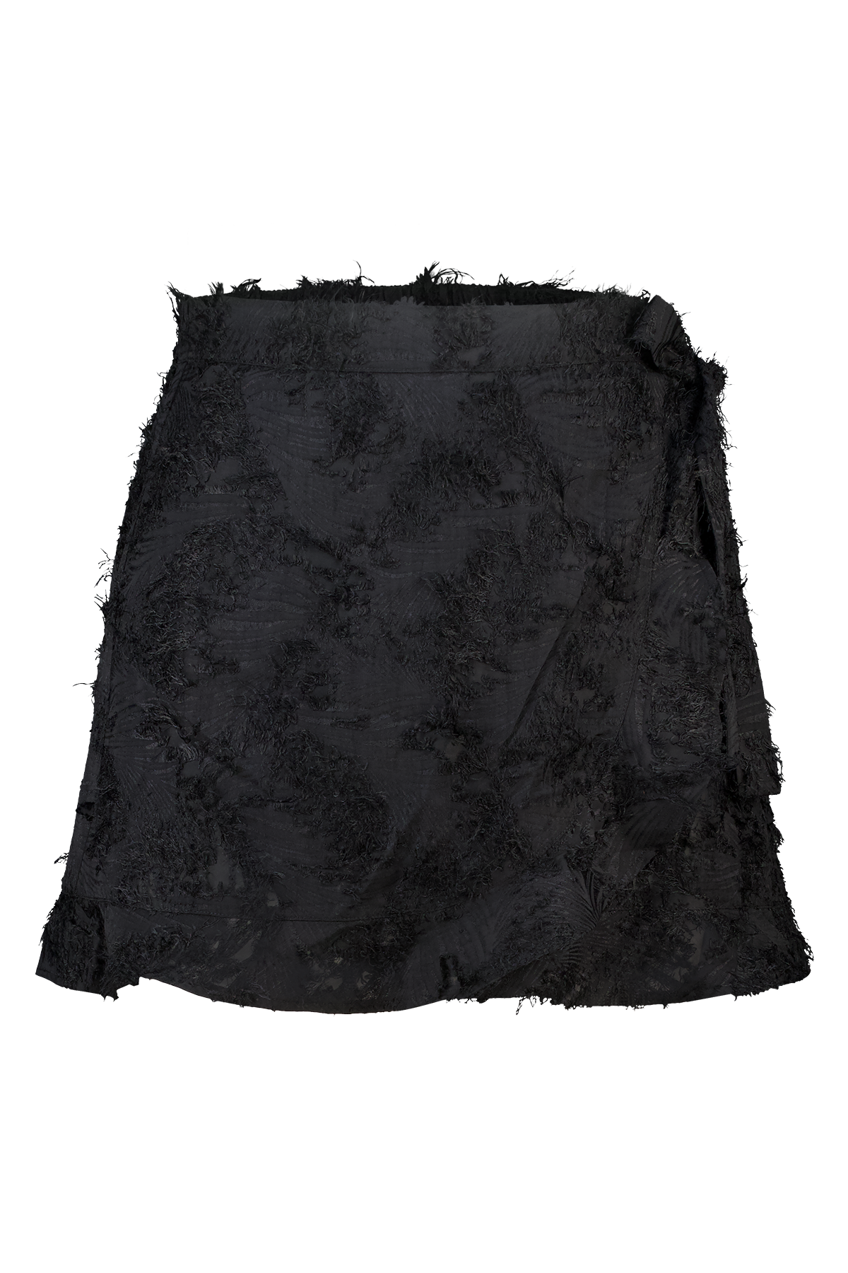 Skort met overslaglook Zwart