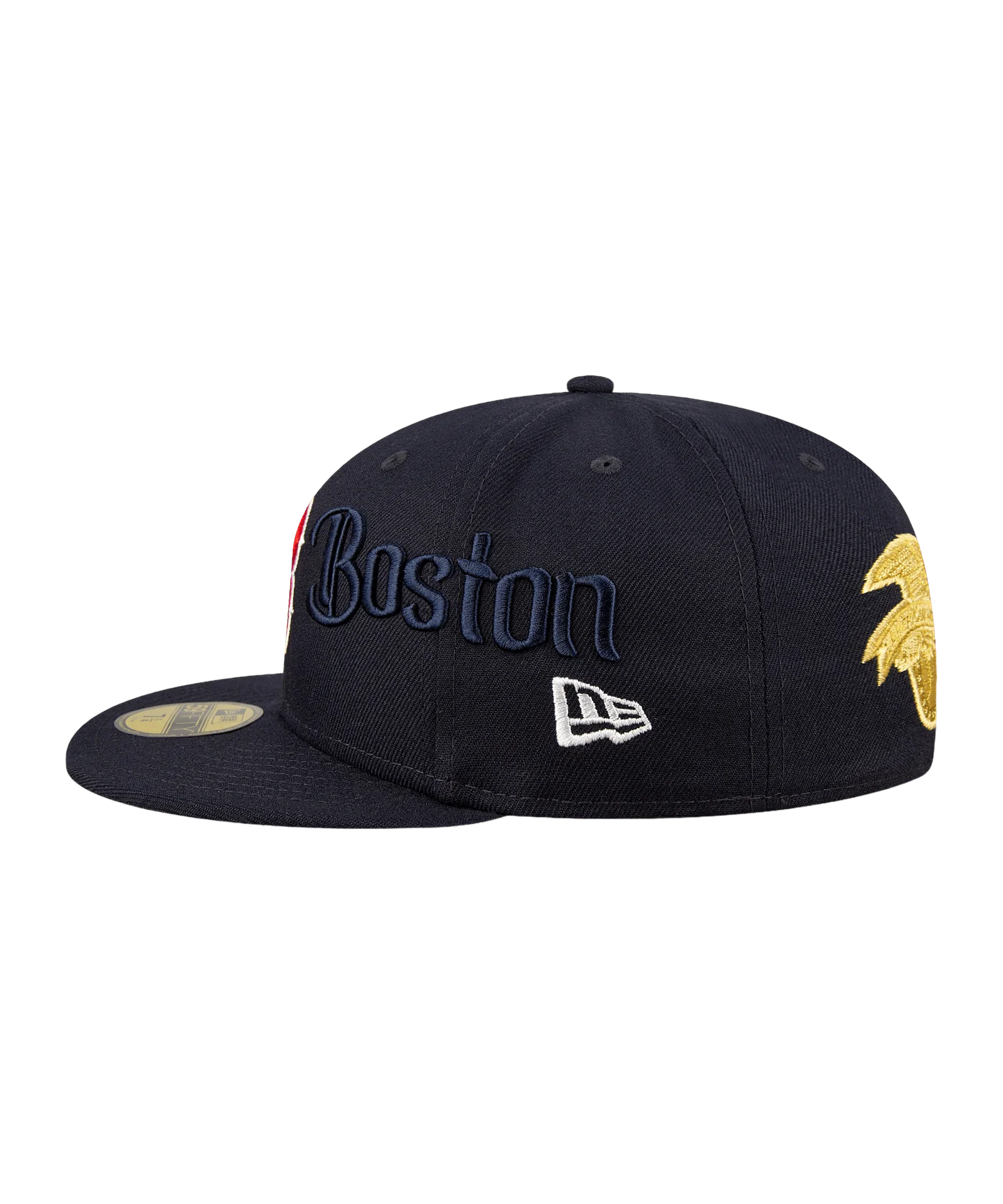 New Era Boston Red Sox Script 59Fifty Cap Blau