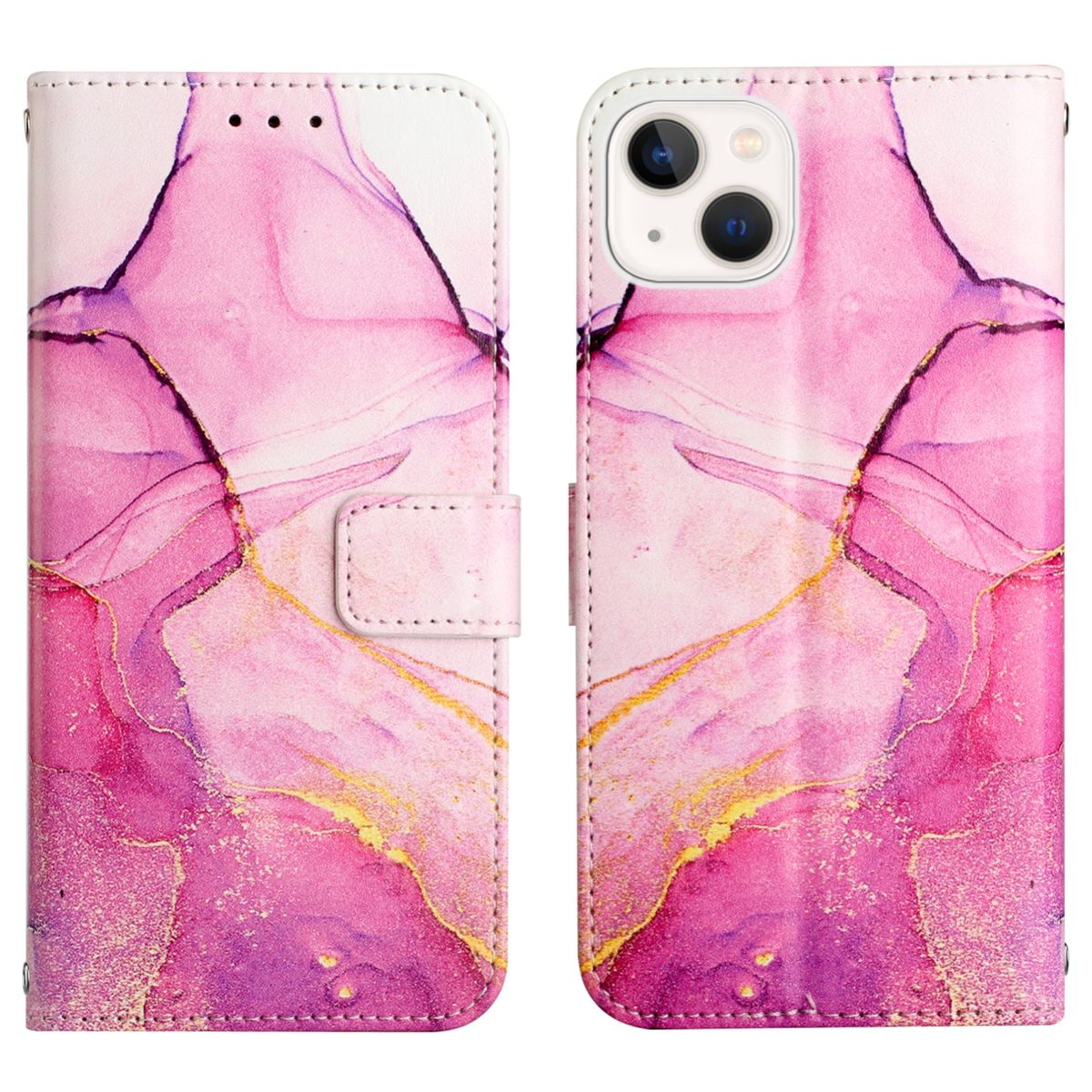 Hülle Handy Schutz für Apple iPhone 15 Case Cover Klapp Tasche Wallet Etuis Neu