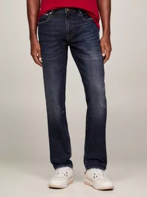 Calça jeans reta desbotada TH Flex Denton