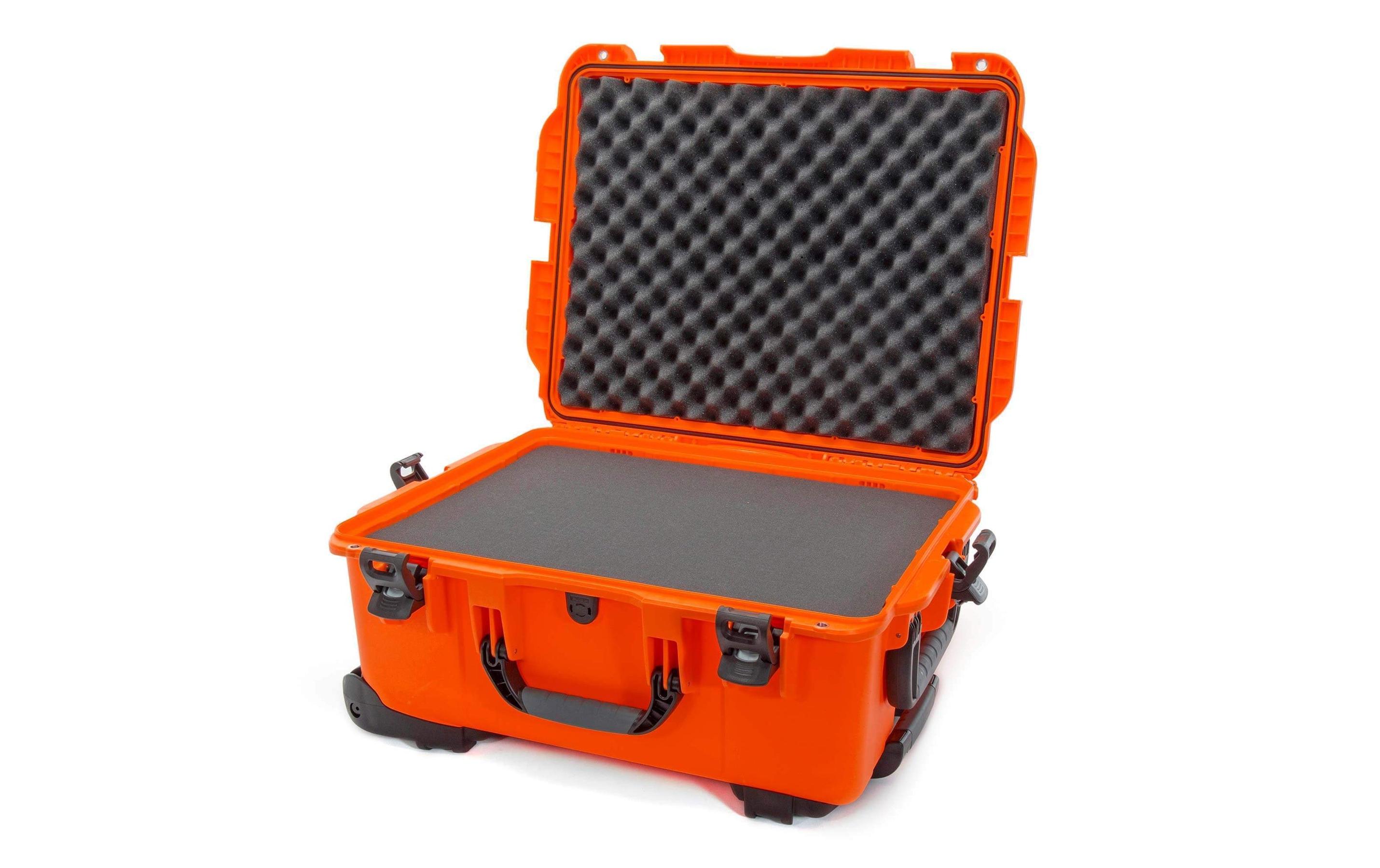 Kunststoffkoffer 955 - mit Schaum Orange<br>Leichter, wasserdichter und robuster Hartschalenkoffer