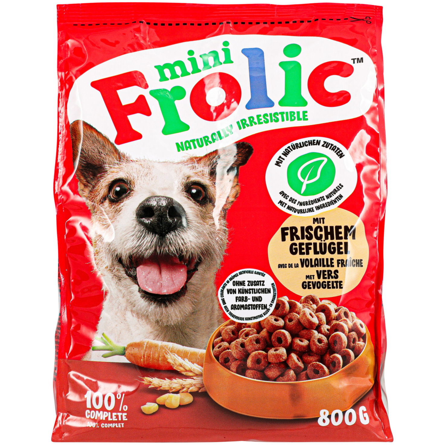 Frolic Mini complete Hunde Trockenfutter Rind