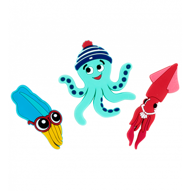 Set de 3 aimants - Magnet Octopus
