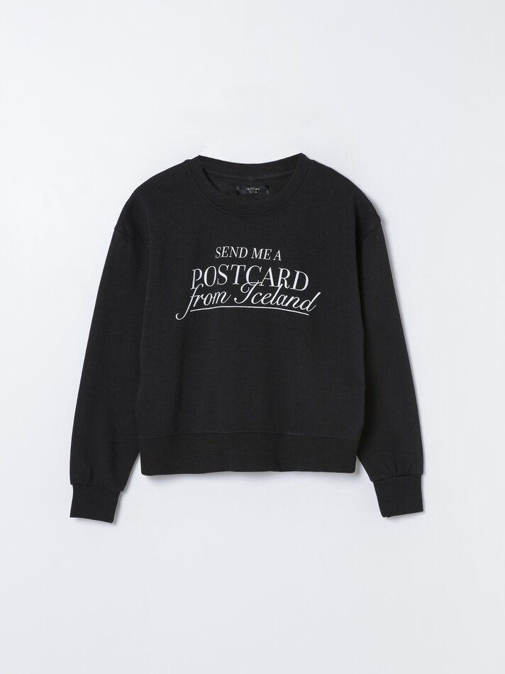 Moletom estampado - Preto