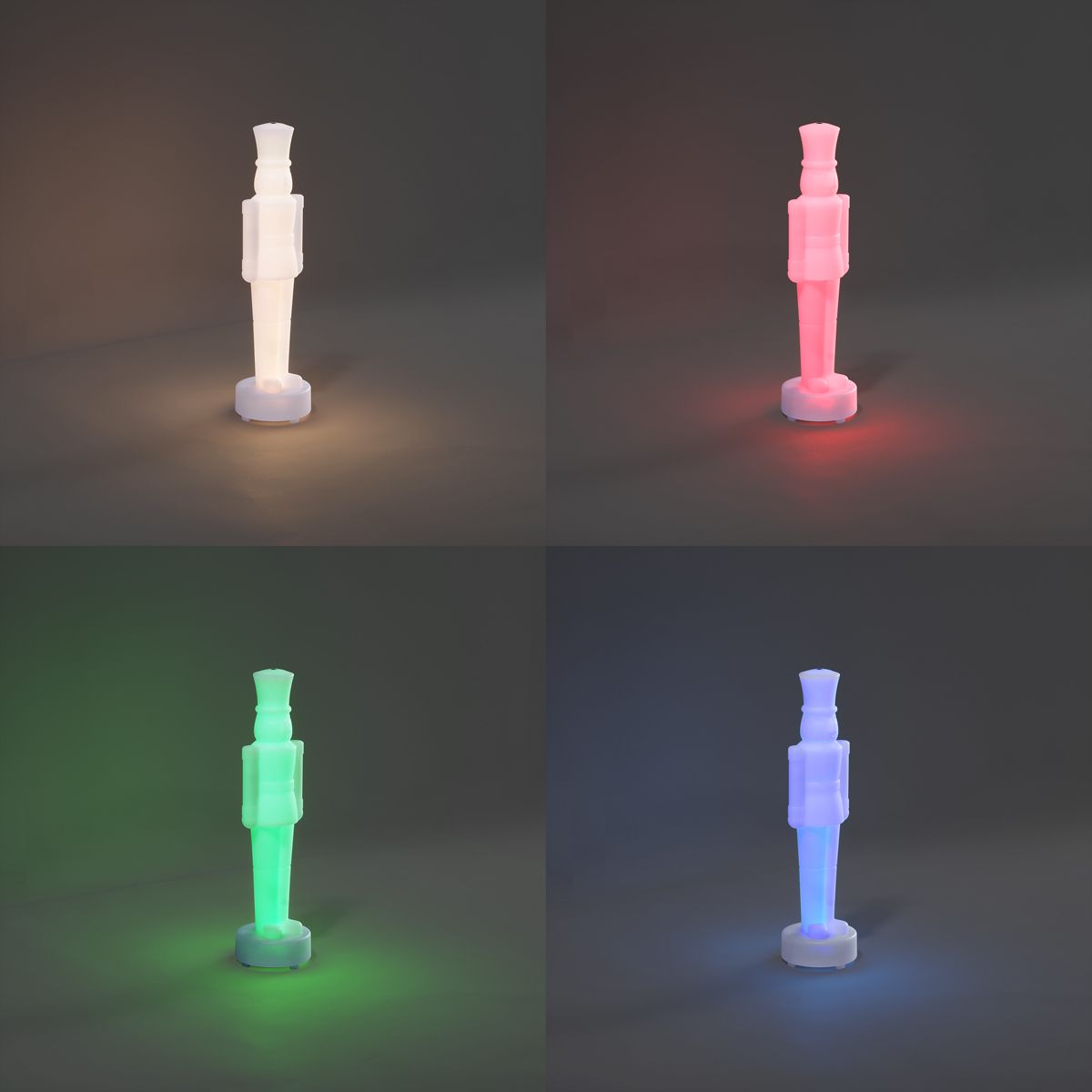 Kerst tafellamp wit incl. LED dimbaar en oplaadbaar RGBW-IC - Nutcracker