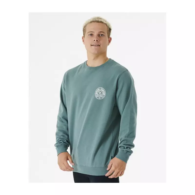 Sweat RIPCURL Stapler Crew Blue Green