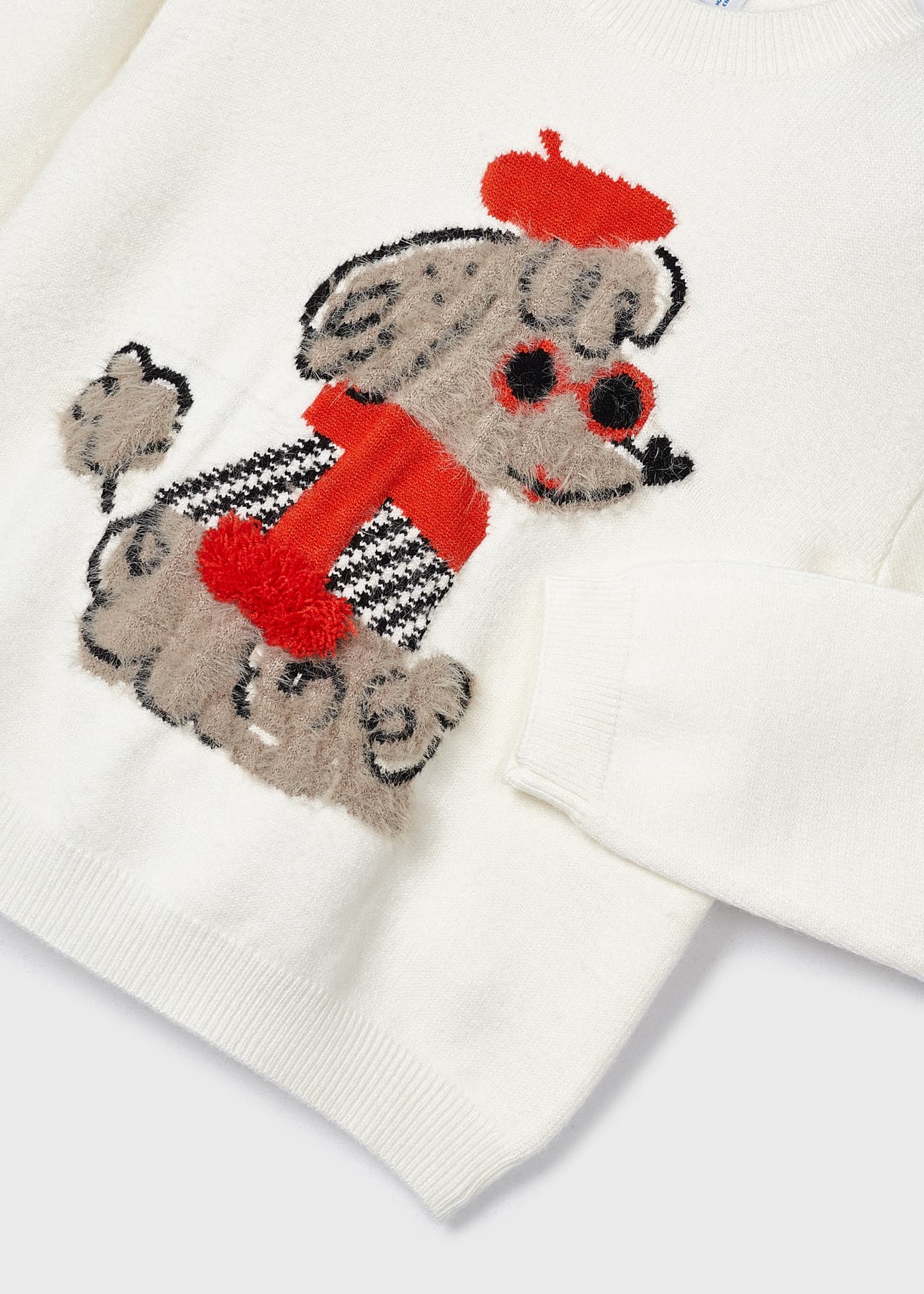 Camisa Intarsia para meninas