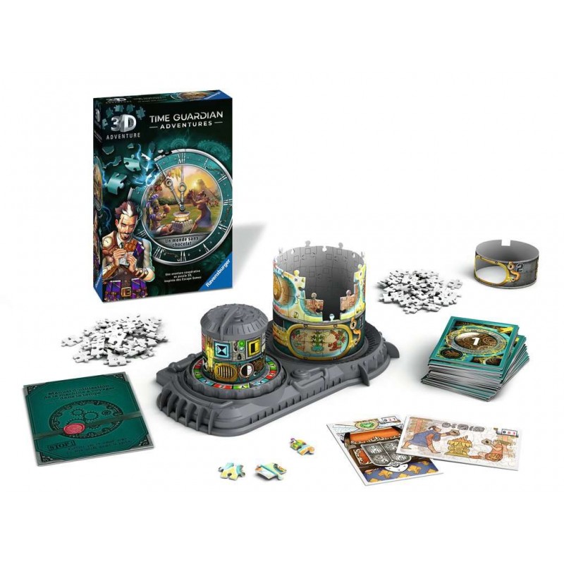 Puzzle 3D 216 pièces - Time Guardian Adventures : Un monde sans chocolat