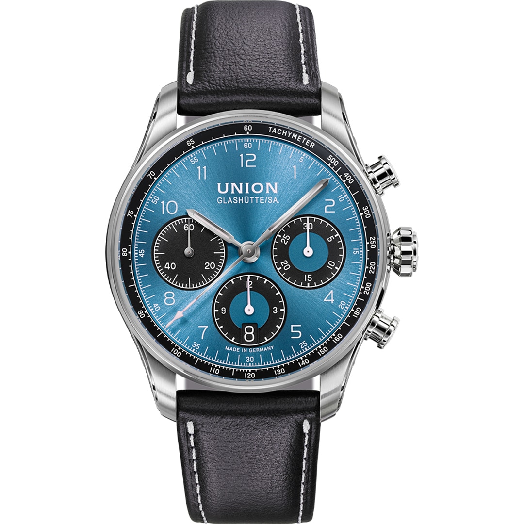 Union Glashütte Belisar Chronograph 40mm Blau