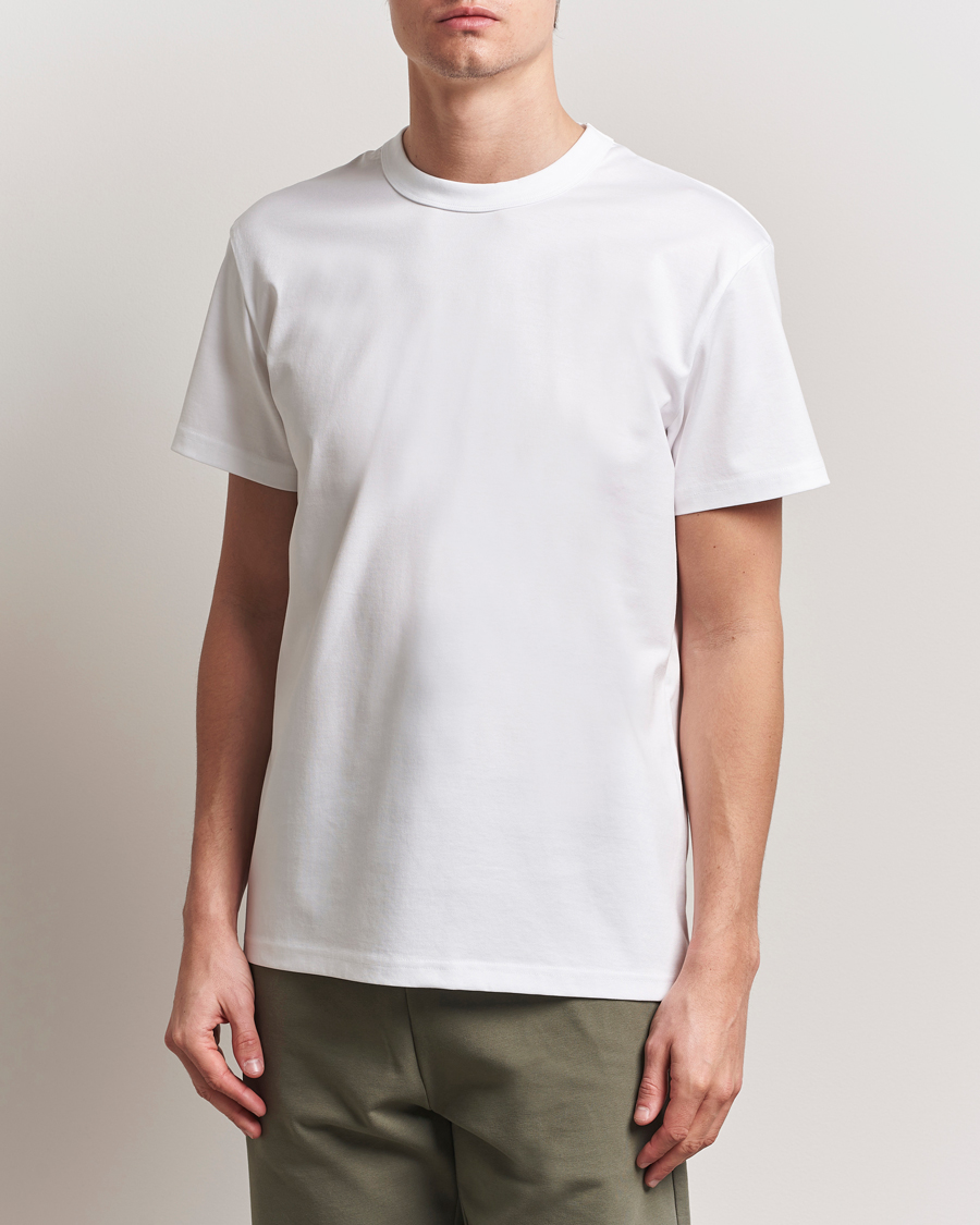 Bread & Boxers Pima Cotton Crew Neck T-Shirt White