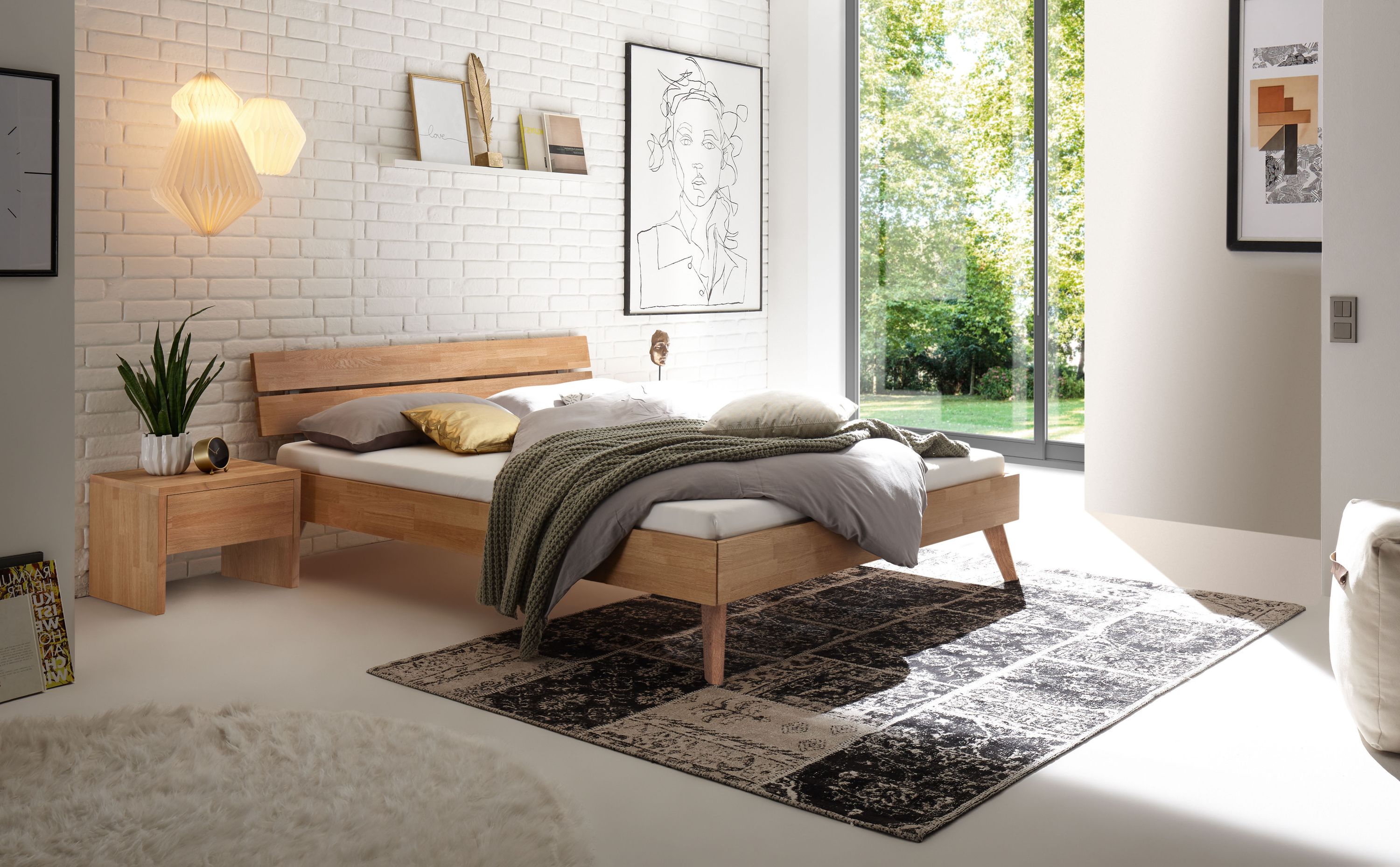 Holzbett HASENA ORTONA 90x200cm