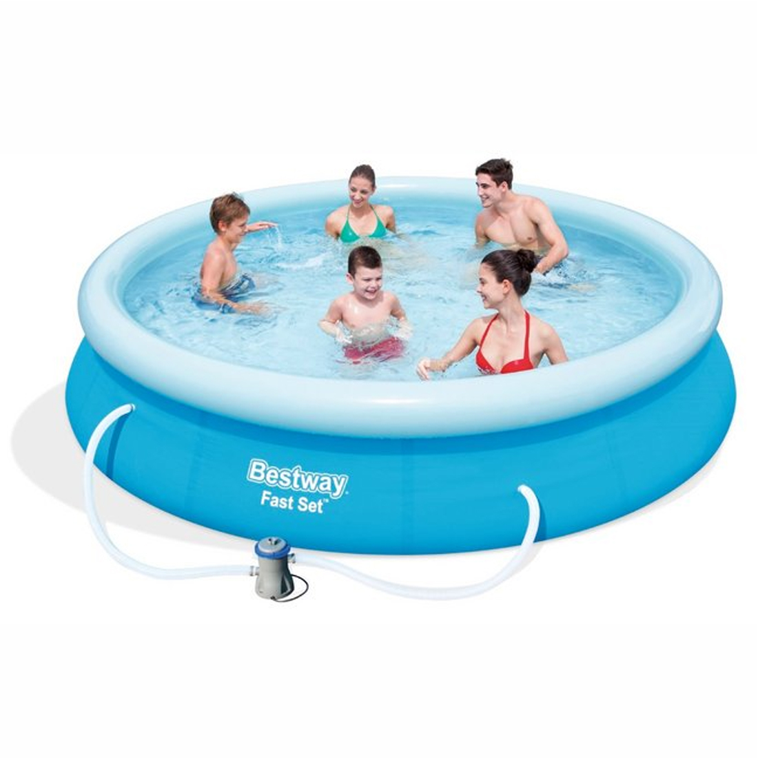 Bestway Pool Fast Set Ø 366 x 76 cm inkl. Filterpumpe