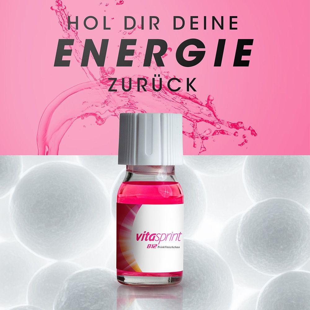 Vitasprint B12 Trinkfläschchen, mit Vitamin B12 für mehr Energie