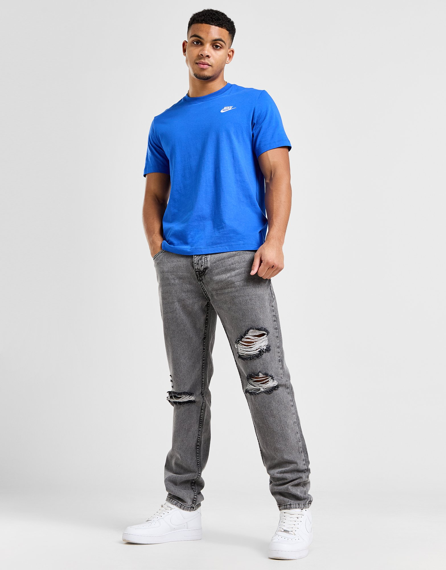 Brave Soul Jeans Loose Fit Rip Homme