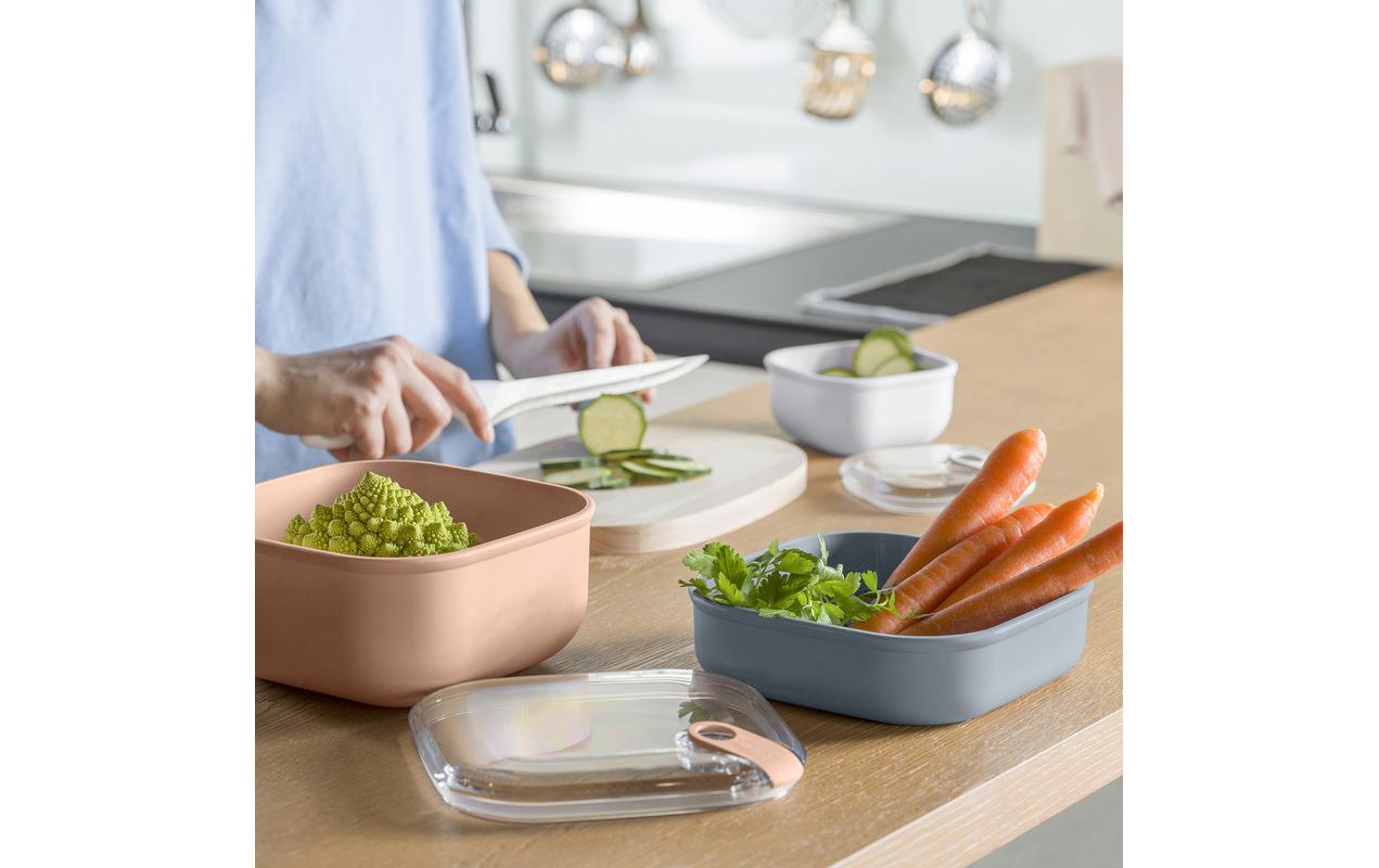 Lunchbox Ela 1 l, Meadow RosaEckige Frischhaltedose