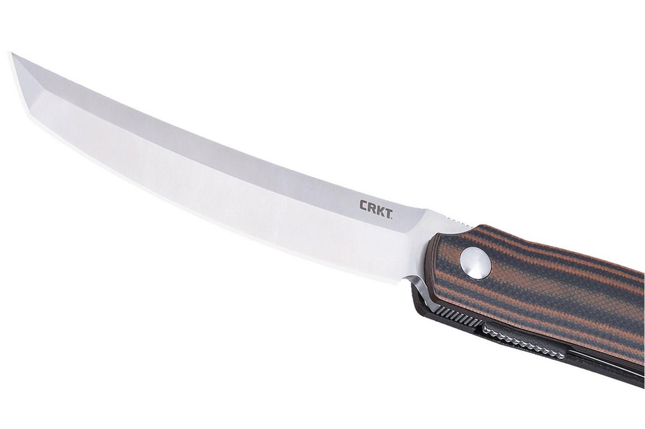 CRKT Ancestor 5930 Brown Black G10 zakmes, Darriel Caston design
