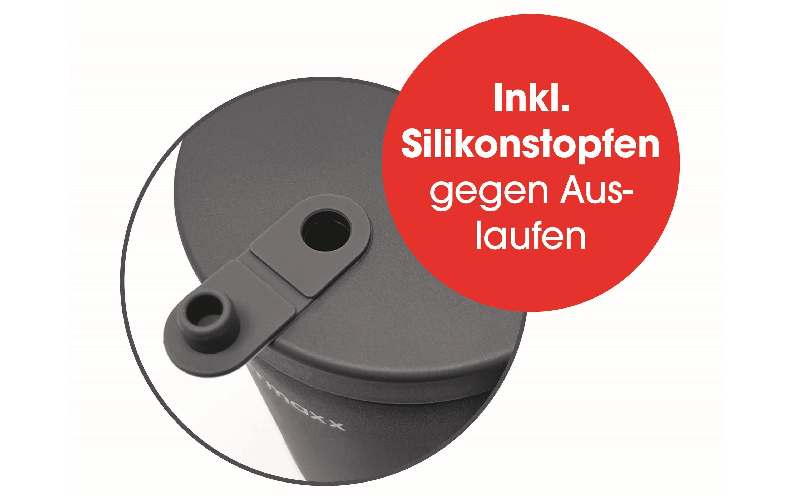 Thermobecher 1200 ml, GrauIsolierbecher mit Griff