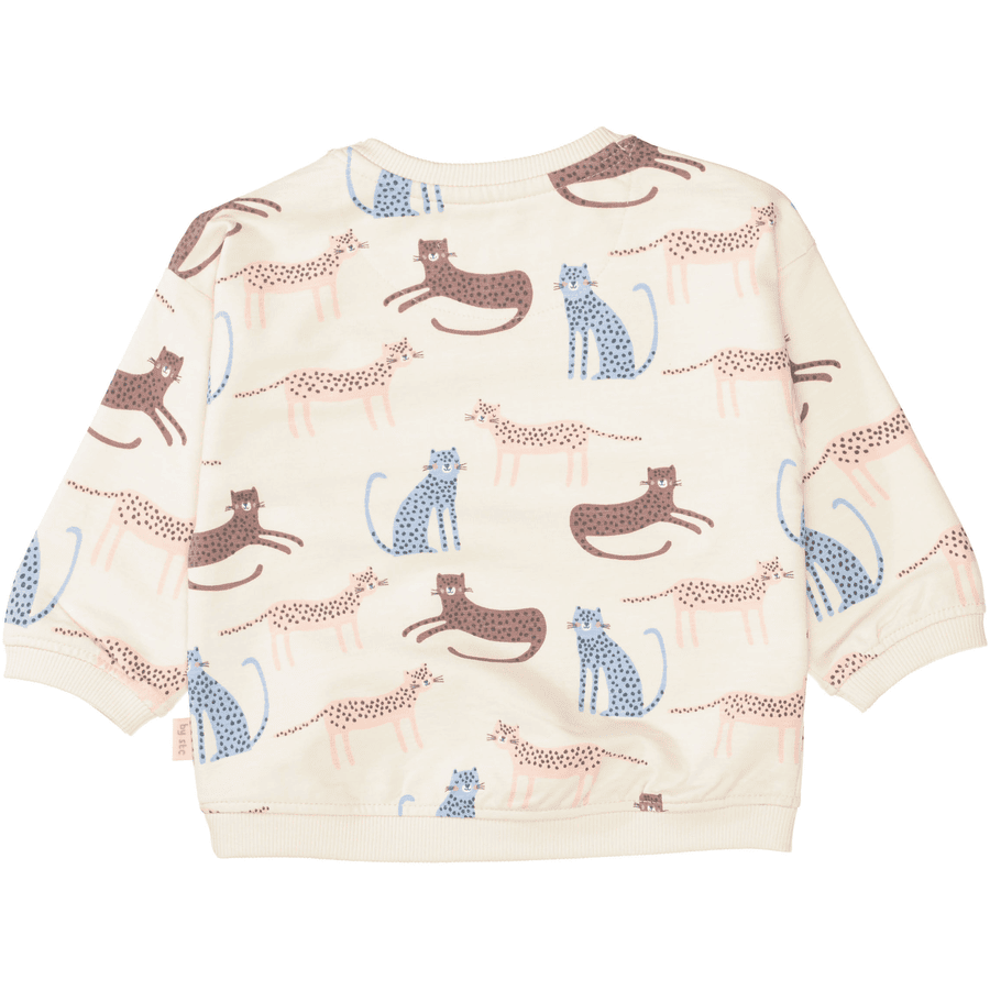 STACCATO Sweatshirt soft beige gemustert