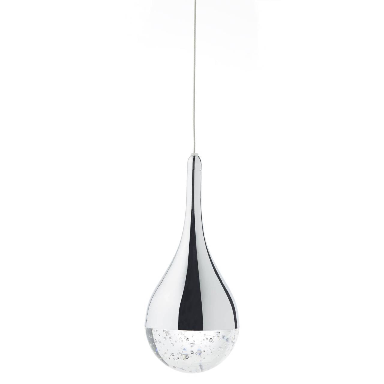 Brilliant Pendelleuchte »Frizzante« LED-Modul 1 Stk. Warmweiss LED Hängelampe 4flg chrom easyDim