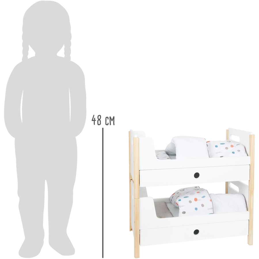 small foot® Puppenhochbett Little Button