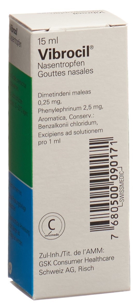 VIBROCIL Gtt Nas Fl 15 ml<br>15 ml, Flasche, Nasentropfen, Lösung
