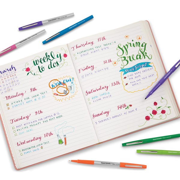 Paper Mate - Flair felt tip tusch 9+3-pak