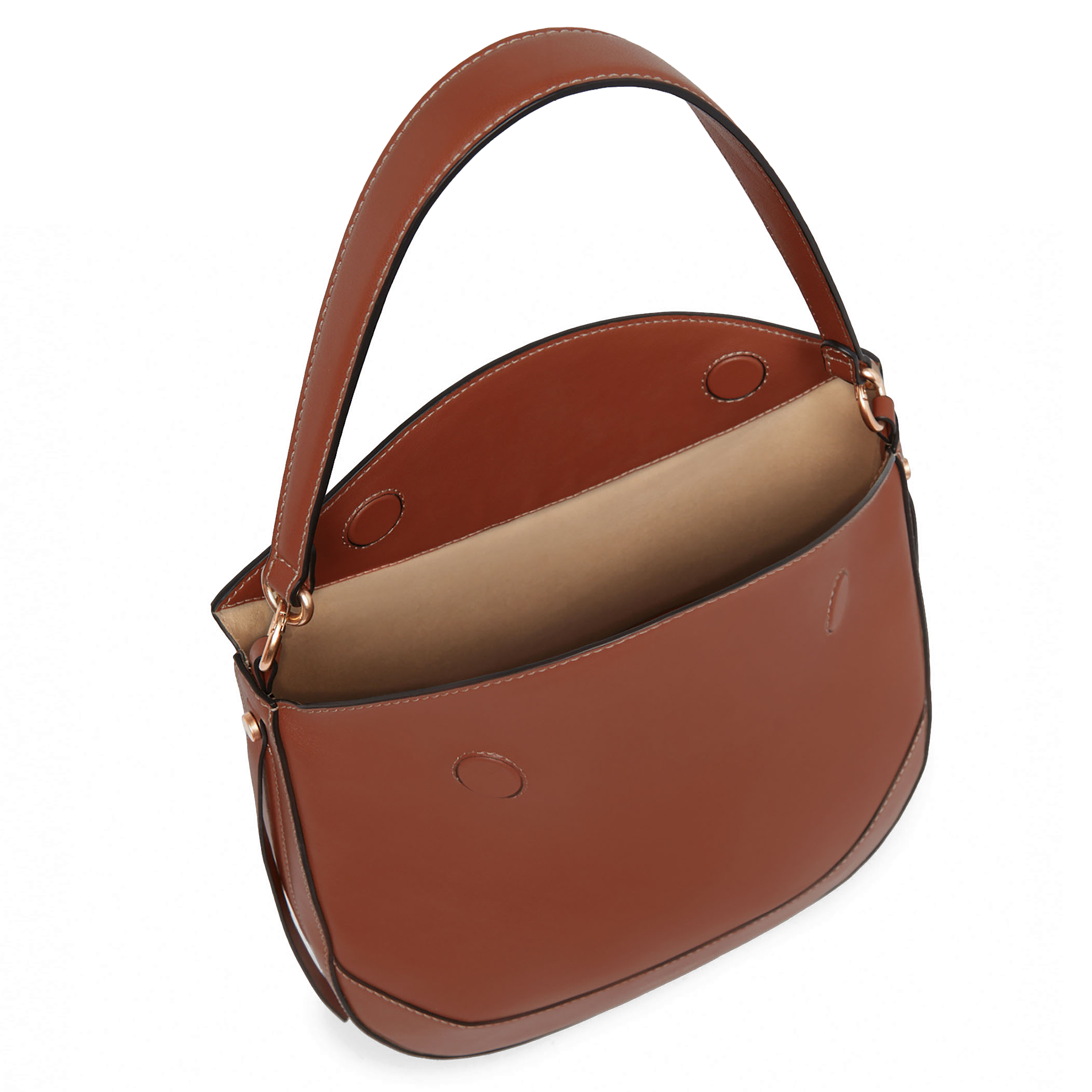 DAILY - Sac épaule en cuir | Beige