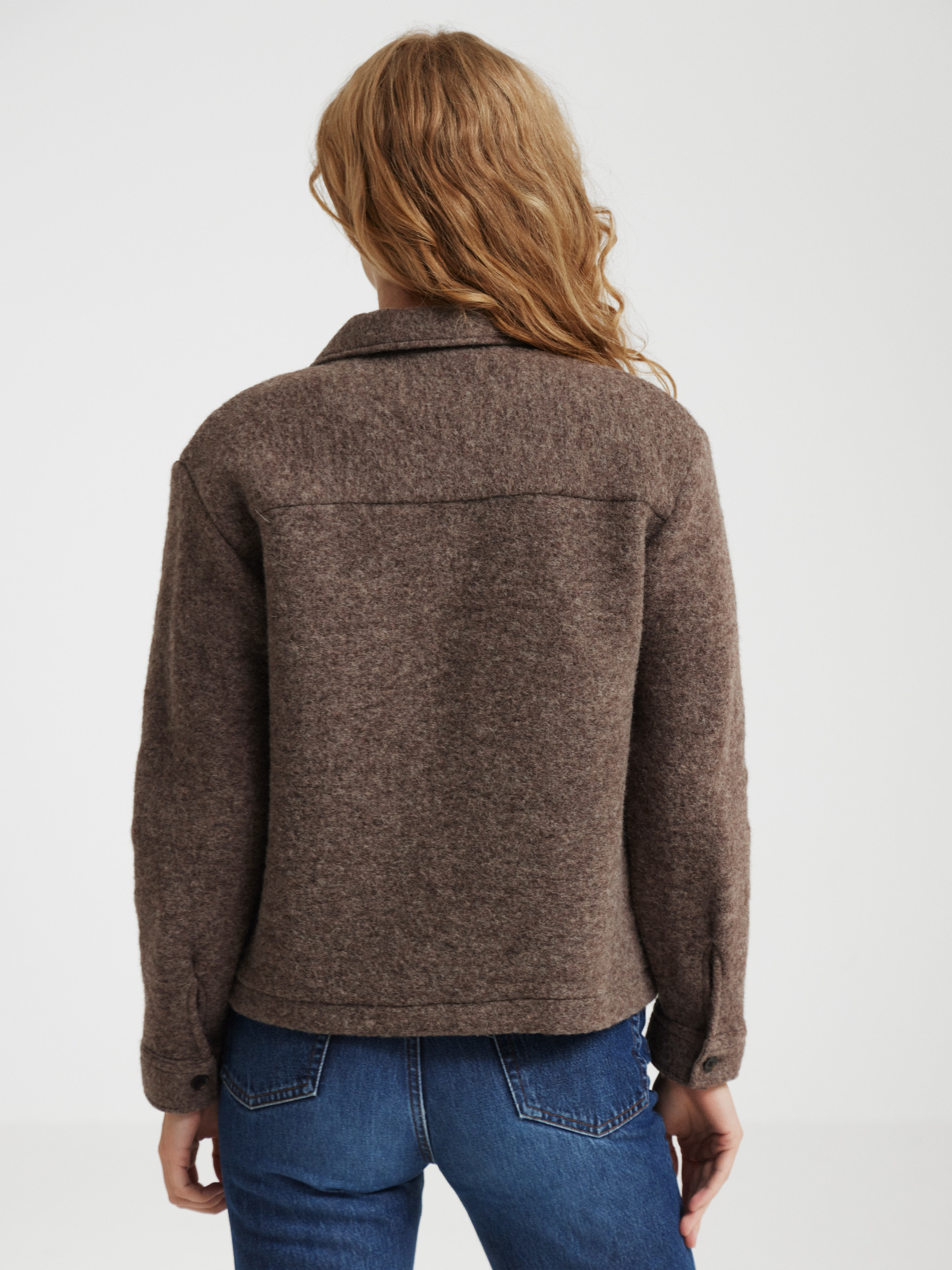 Vest in wol/katoen voor dames - Gratis Verzending