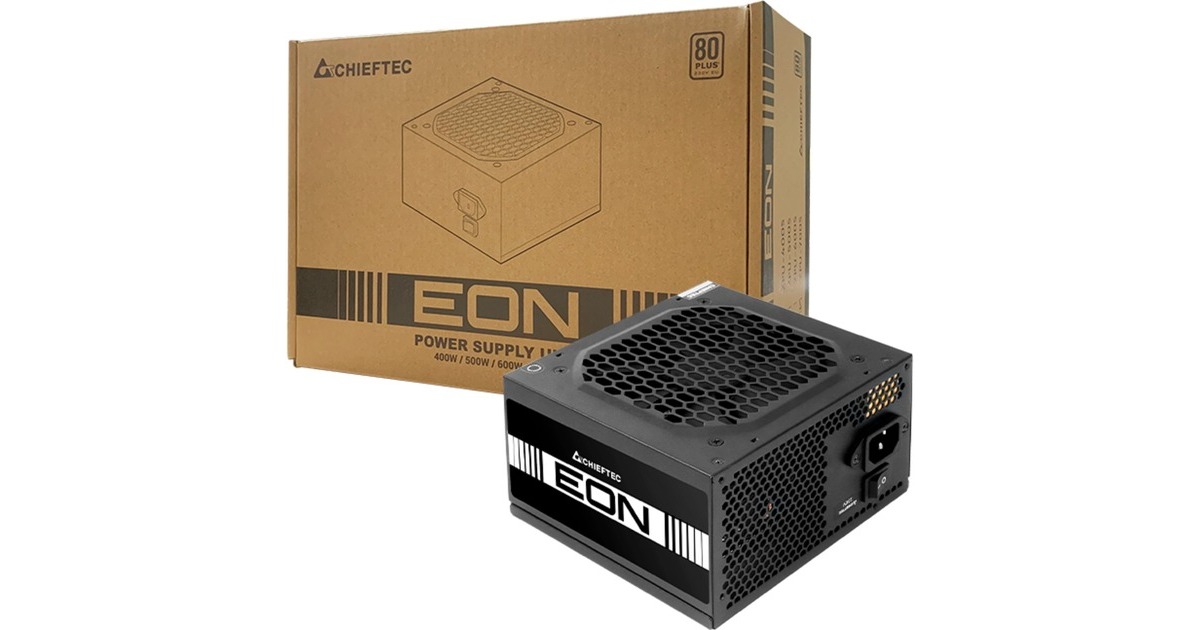 ChieftecEON ZPU-400S, 400 watt voeding   (Zwart, 1x PCIe)