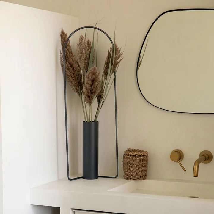 Fermob - Itac Vase, H 76 cm, lehmgrau