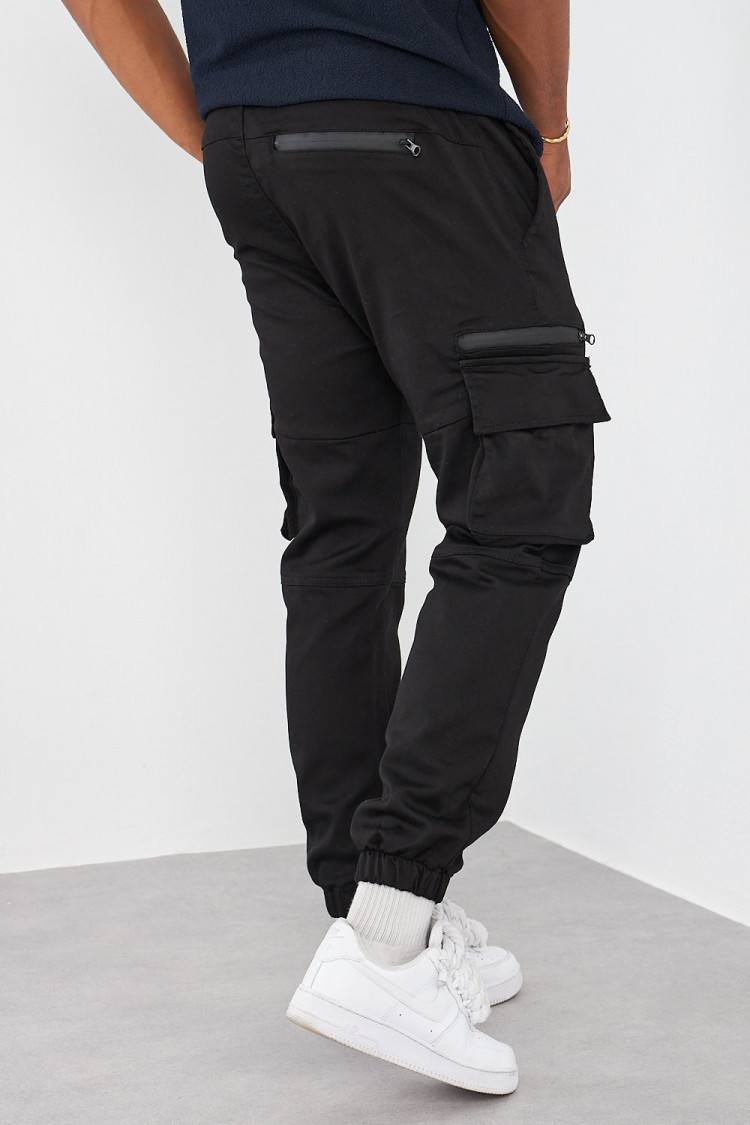 Pantalon cargo noir