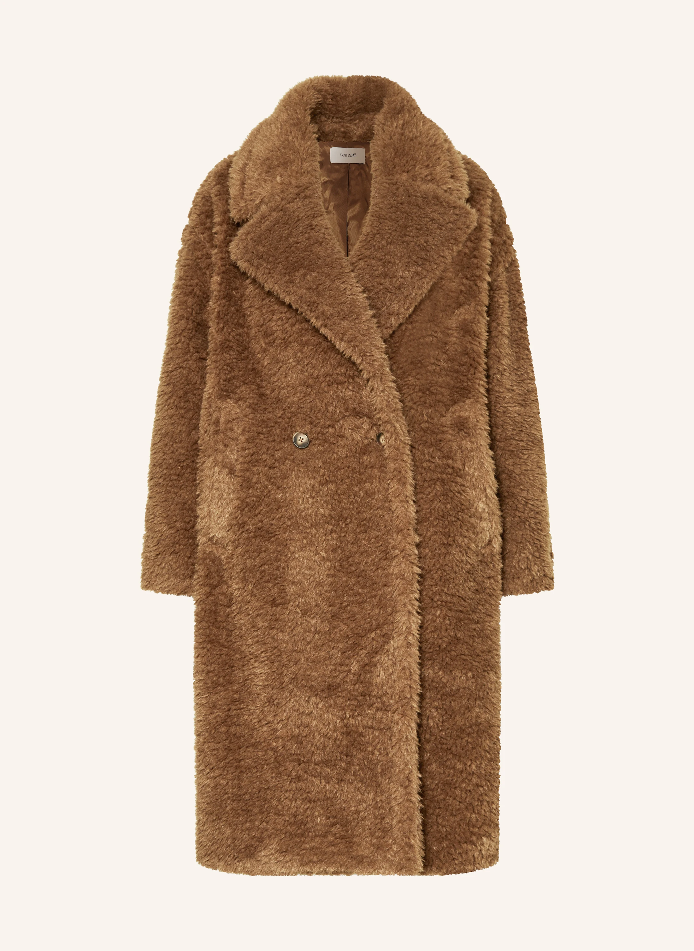 REISS Teddyfell-Mantel