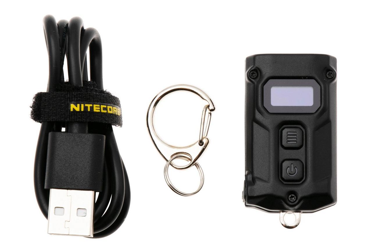 Nitecore TINI3 Classic Black oplaadbare sleutelhangerzaklamp, 600 lumen