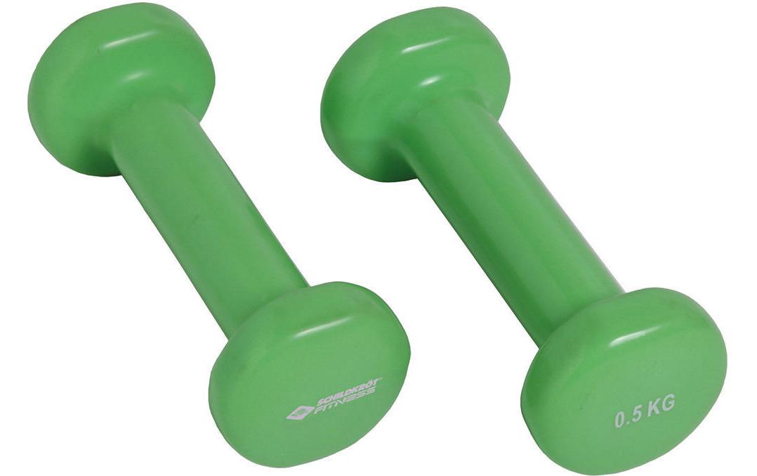 Kurzhantel-Set Vinyl 0.5 kg2 Stück à 0.5 kg, grün