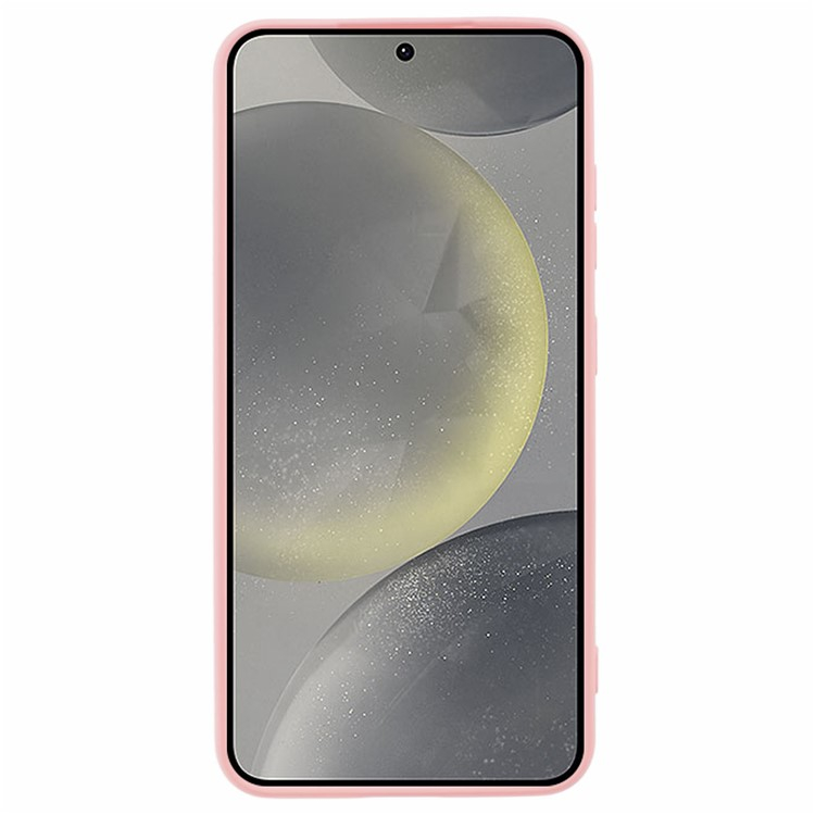 Samsung Galaxy S25 Gummi Case Hülle mit Kameraschutz - Rosa (Matt)