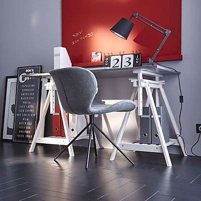 Tréteau architecte blanc 70 x 98,5 cm