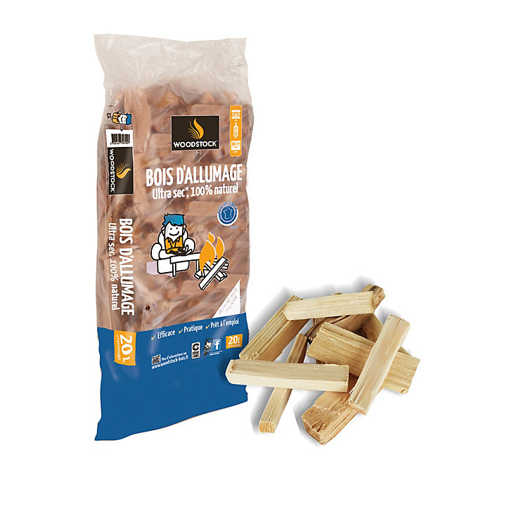 Sac de bois d'allumage 20L Woodstock