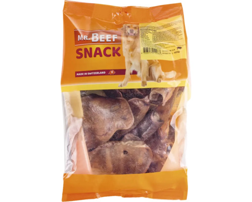 Hondensnack MR. BEEF varkensoren 400 g kauwspeeltje