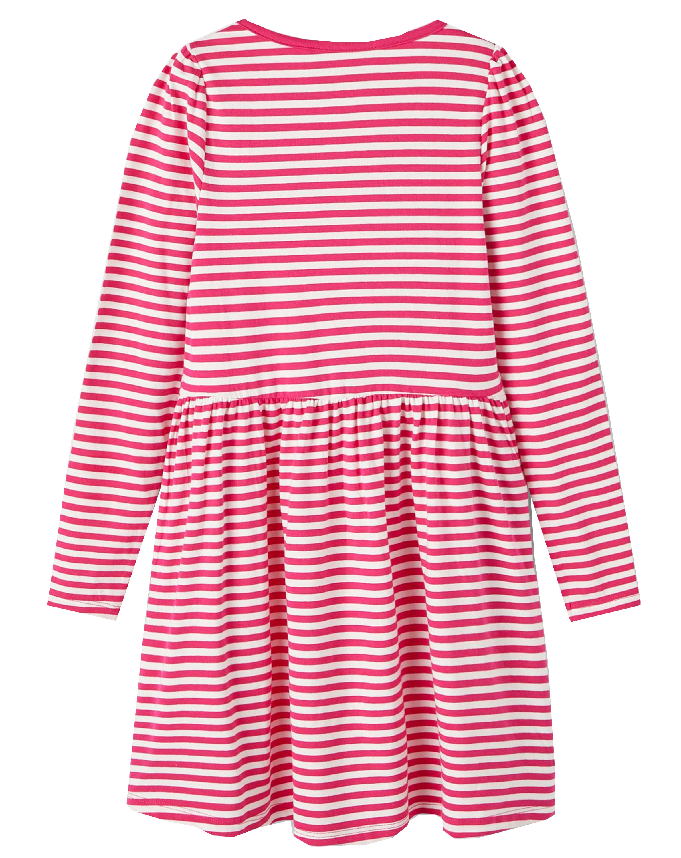 Langarmkleid NKFVALENTINA gestreift in pink yarrow