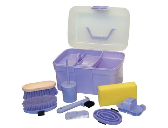 KERBL - Mini boîte de toilettage avec 8 accessoires rose 321765
