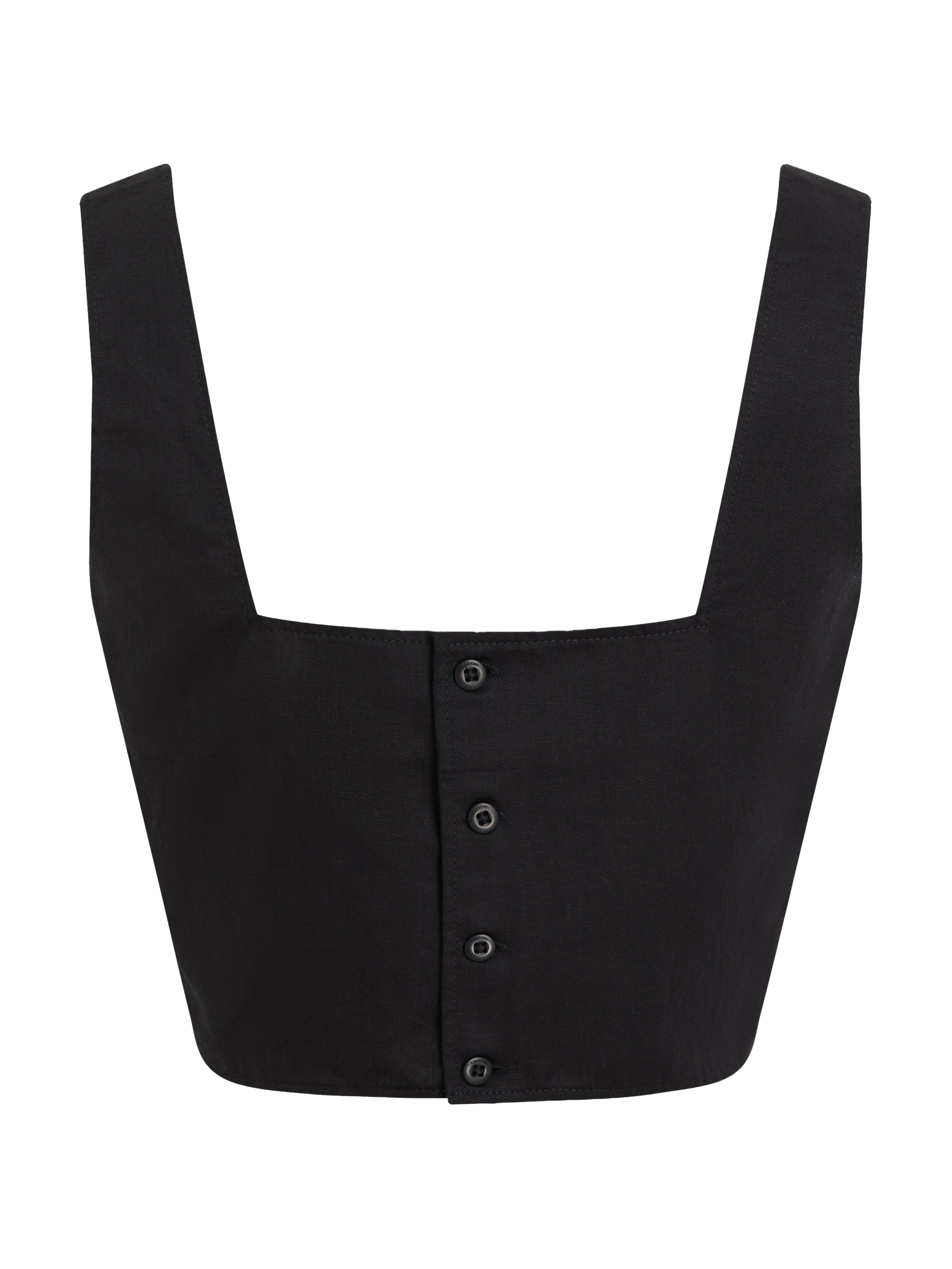 Calvin Klein Jeans Crop-Top »SOFT LINEN TOP«, mit Trägern