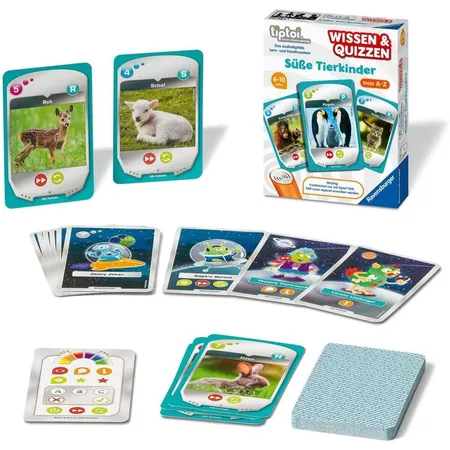 Ravensburger tiptoi Wissen und Quizzen - Süße Tierkinder