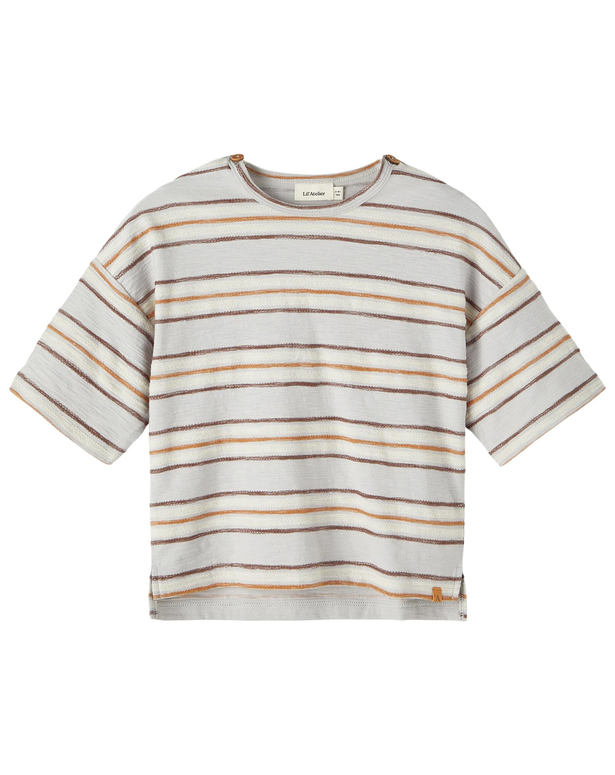 Jersey-T-Shirt NMMDODO STRIPED in harbor mist