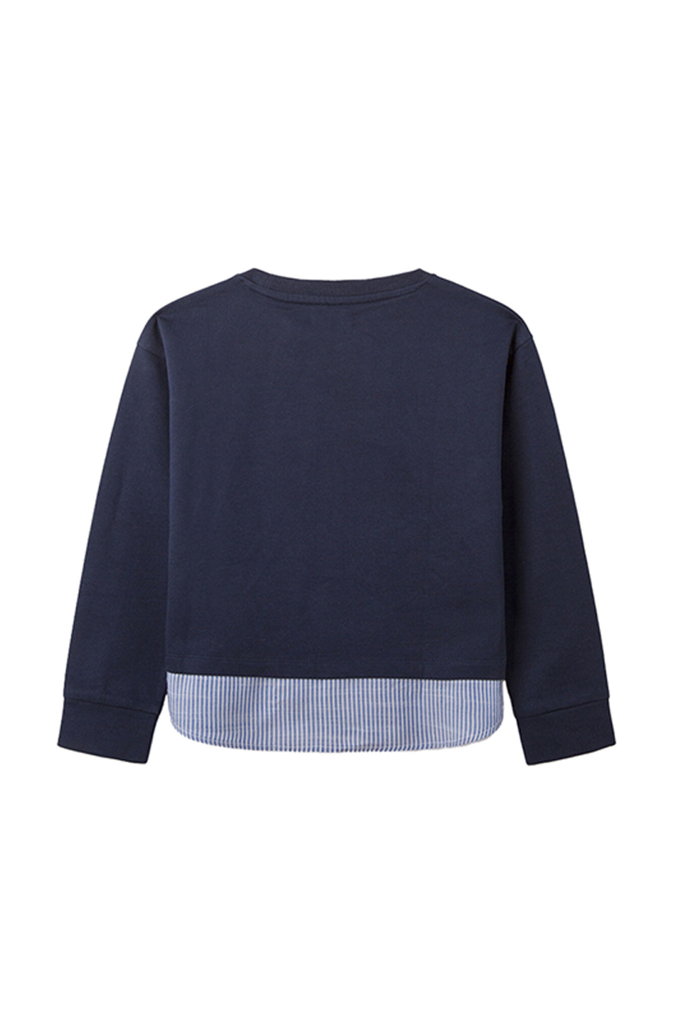 Moletom bicolor para meninas