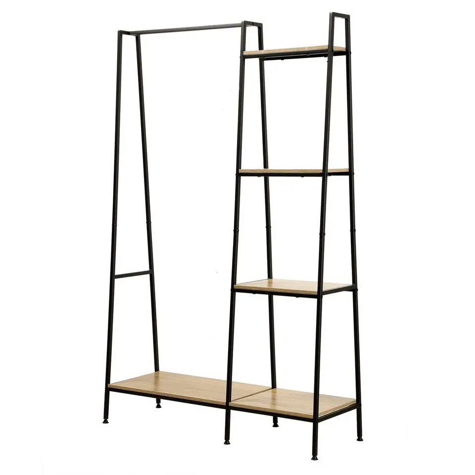 CALICOSY - Kledingkast LEXIE - Hout - 160x101x35 cm