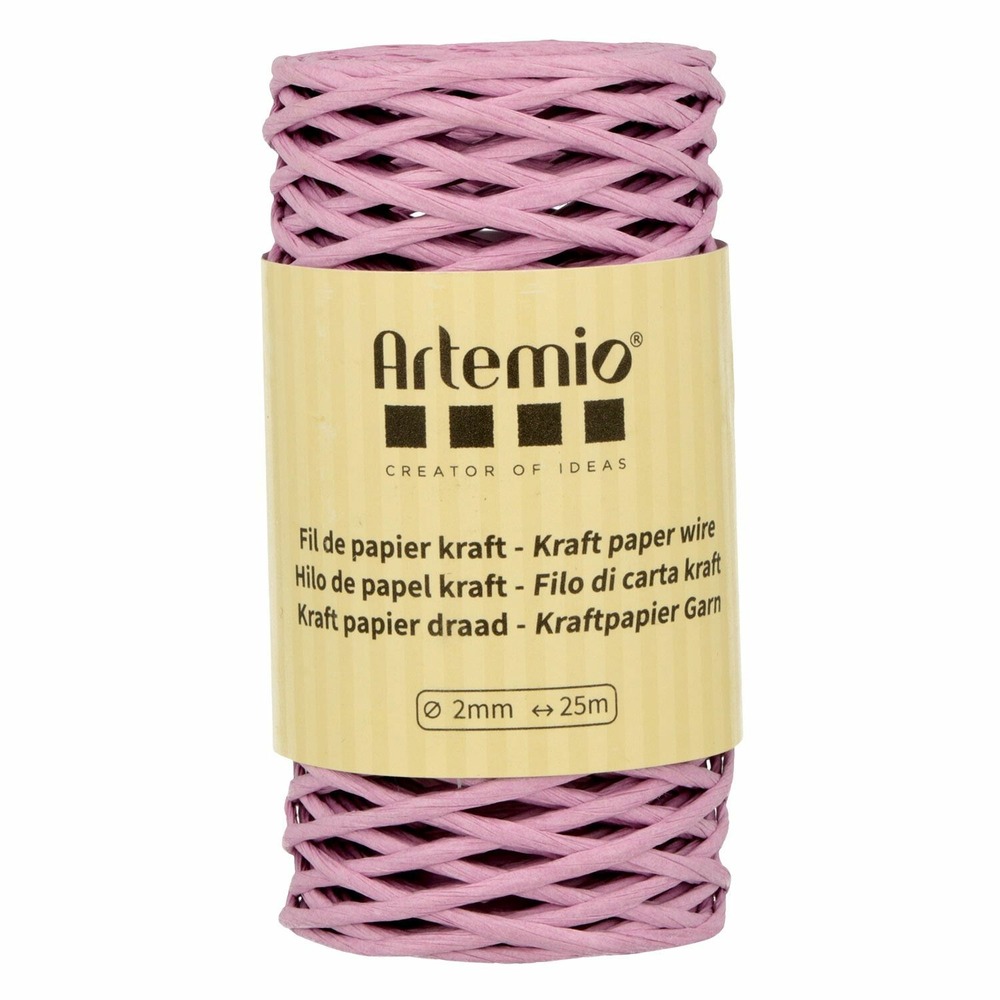 11 bobines de fil de papier kraft 2mm x 25 m