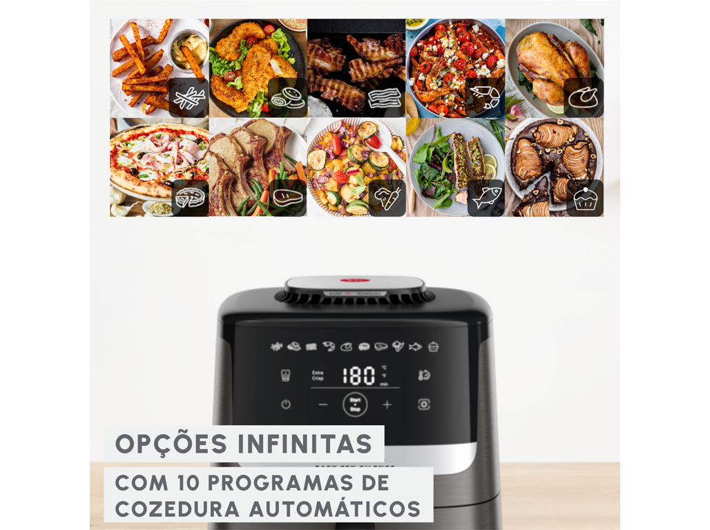 FRITADEIRA AIRFRYER MOULINEX EZ551HF0 EASY FRY SILENTE XL 5L