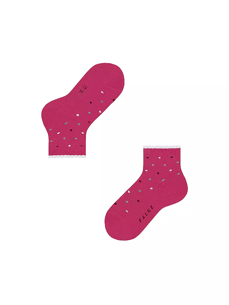 FALKE Kinder Socken MULTIDOT fuchsia rot